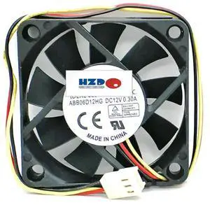 HZDO 6013 12V 0.3A ABB06D12HG 60*60*13mm 60mm 12v Cooling fan