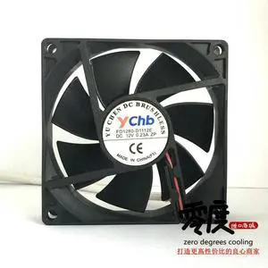 8cm FD1280-D1112E DC12V 0.23A 80x80x25MM 2Lines cooling fan