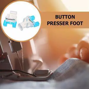 Transparent Embroidery Button Presser Foot Darning Domestic Nail Buckle Quilting Electric Sewing Machine Parts Supplies