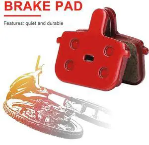 1 Pair/2pcs MTB Bike Hydraulic Brake Pads Bicycle Parts Silent Cycling Iron Resin Disc Brake Pads Cycling Supplies