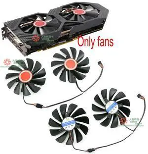 Graphics Video Cards Cooling Fan for XFX RX580 RX584 RX588 RX590 Vega56 CF1010U12S
