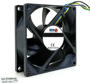 PVA080G12Q 80x80x25MM DC12v 0.65a 8cm 4Lines PWM Computer CPU Cooling fan
