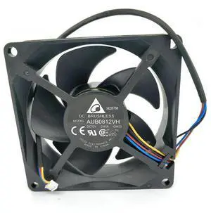 AUB0812VH 8025 12V 0.41A 4WIRE Project cooling fan (ALARM Signal)
