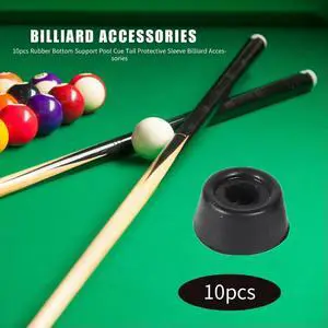 10pcs Billiard Cue Bottom Rubber Plug Rod Tail Protector Sleeve Cover Case 10pcs Billiard Cue Bottom Rubber Plug Rod Tail Protector Sleeve Cover Case