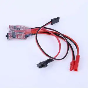 Bidirectional Brush ESC Reusable Switchable ESC Motor Speed Control Forward Reverse Brush Brake for Controller Boat RC Car Tank