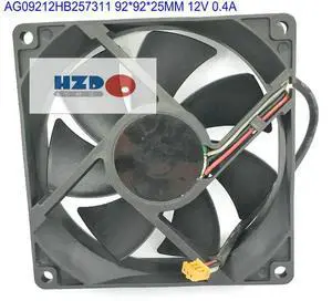 9cm AG09212HB257311 9225 12V 3WIRE Cooling fan 92*92*25mm
