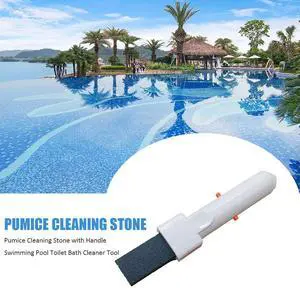 Pumice Cleaning Stone with Handle Toilet Bowl Cleaning Brush Cleaner Remover