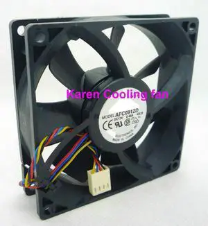 9CM AFC0912D 9225 12V 0.46A 4WIRE Cooling Fan 92*92*25mm