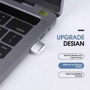 Mini Mouse Mover Jiggler Undetectable USB Automatic Move Cursor Shaker Indicator Light Aluminum Alloy Housing for Laptop Desktop Mini Mouse Mover Jiggler Undetectable USB Automatic Move Cursor Shaker Indicator Light Aluminum Alloy Housing for Laptop Desktop