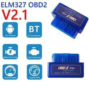 Mini Bluetooth ELM327 V2.1  2 II Code Reader Car Auto Diagnostic Tool