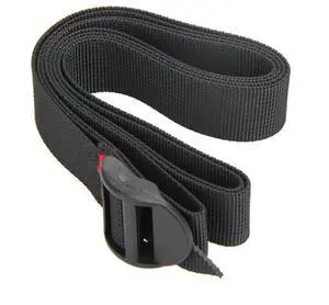 Nylon Cargo Strapping Straps Cam Buckle Bulky Items Tightening Rope Lightweight Wear-resistant  Black Accessories