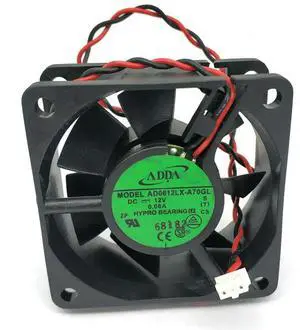 6025 12v AD0612LX-A70GL 60*60*25MM Cooling Fan