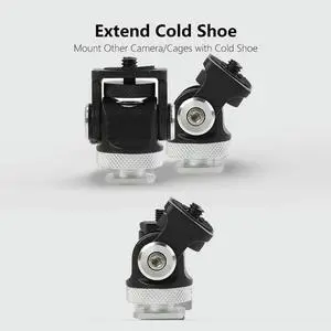 Monitor Bracket Stand 180 Degree Rotated Mount Holder for Video Maker Vlogger