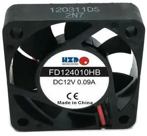 FD124010HB FD124010MB FD124010LB 40*40*10MM 12V Cooling Fan  2WIRE Laptop heat skin