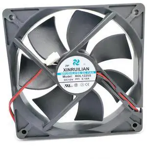 for XINRUILIAN 12025 12V 0.18A 12CM 12cm RDL1225S 120 * 120 * 25mm Cooling Fan hzdo