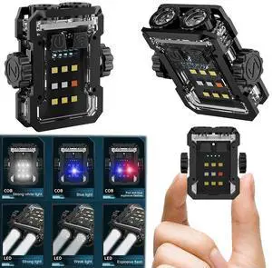 Dual LED Mini Torch Lamp 200LM USB Rechargeable Camping Pocket Lantern 600mAh Camping LED Flashlight for Outdoor Camping Fishing