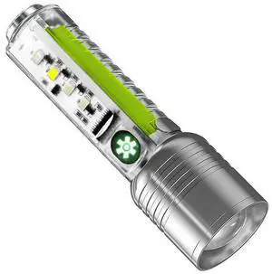 XHP50 LED Flashlight 500mAh 800LM Torch Light Type-C USB Rechargeable 6 Modes IPX4 Waterproof for Camping Banknote Verification