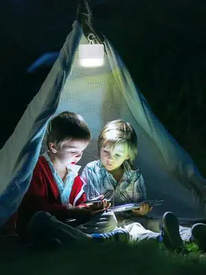 Led Outdoor Hanging Lights Portable Emergency Light Bulb Rechargeable Night Light Lantern Adjustable for Hiking Fishing Outdoor