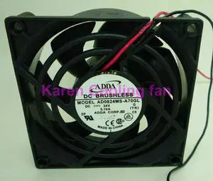 ADDA 8CM AD0824MS-A70GL 8025 24v 0.10a Cooling fan