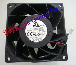 8CM FFB0812SHE 8038 12V 0.87A 80x80x38MM  Double ball violence Brushless DC Cooling Fan