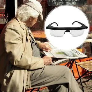 -6D To +3D Adjustable Strength Lens Eyewear Focal Length Correction Vision Zoom Reading Glasses Auto Adjusting Reading Glasses