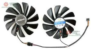 for RX6700XT 6600XT 6600 Challenger Video Gaphics Card Cooling Fan CF1010U12S for RX6700XT 6600XT 6600 Challenger Video Gaphics Card Cooling Fan CF1010U12S