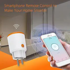 Tuya Plug with Power Monitoring Zigbee 3.0 Plug Socket Outlet App Control Work with Alexa Google Assistant