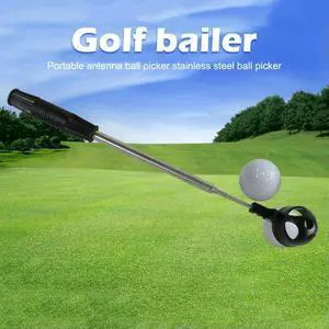 Golf Training Ball Retriever Stainless Steel Water Aids Equipment Outdoor Use Telescopic Picker for Yard Practice