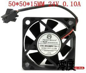 C5015H24BPCP1b-7 50*50*15MM DC24V 0.10A 5cm 2Lines Inverter Cooling fan C5015H24BPCP1b-7 50*50*15MM DC24V 0.10A 5cm 2Lines Inverter Cooling fan