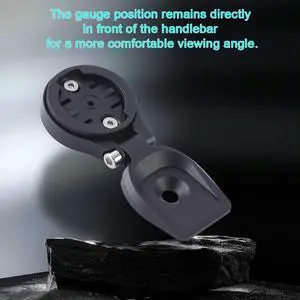 Bicycle Computer Mount Adjustable Speedometer Support Stand Aluminum Alloy Bicycle Computer Holder for Garmin/Bryton/Wahoo