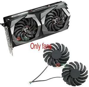 Graphics Cards Cooling Fan for GTX1660ti GTX1660 GTX1650S GAMING X PLD09210S12HH