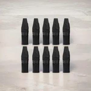 10pcs DIY Microphone XLR 3Pin Male Plug Connector Cables Solder Plug MIC Adapter for Stage Light Accessories