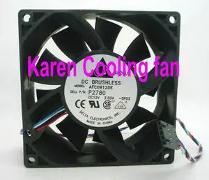 9CM AFC0912DE 9238 12V 2.5A 4Wire Cooling Fan P/N: P2780