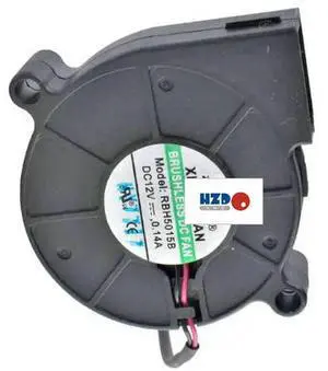 HZDO RBH5015B 50x50x15mm 5015 5cm 50mm 12V 0.14A Micro Centrifugal Turbine Blower Cooling Fan