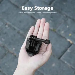 Motorcycle Windshield Clip 180 Degree Rotable Windshield Mount Clamp Action Camera Mount Clip for Panoramic Camera Action Camera