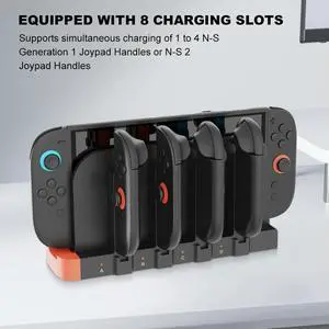 Controller Charger for Nintendo Switch2 Accessories Charging Dock Charger Station for Switch/OLED Joy-Con Accessories Controller Charger for Nintendo Switch2 Accessories Charging Dock Charger Station for Switch/OLED Joy-Con Accessories