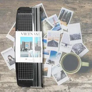 Paper Cutter Photo Trimmers Plastic Base Card Cutting Blades Convenient DIY Home Crafts Tools 36.5x13cm