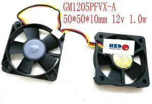 HZDO 5010 12V 1.0W GM1205PFVX-A cooling fan 50*50*10MM set for 2pcs