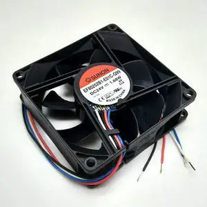 EF80252B1-E01C-Q99 8025 24V 1.68W 4WIRE Cooling Fan HZDO 80MM 8CM PWM