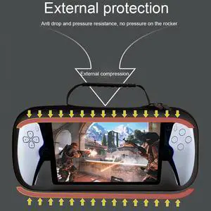 Portable Bag Shockproof Protective Bag with Mesh Pocket Carry Bag Splashproof Stand Design for Portal