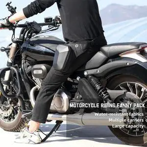 Drop Leg Bag Crossbody Shoulder Purse Hard Shell Thigh Bag Waterproof Motorcycle Waist Pack Tactical for Cycling Hiking Climbing