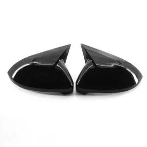2Pcs Rearview Mirror Cap 5G0 857 538 Sticker Rearview Side Mirror Cover Trim Exterior Side Rearview Mirror Cap for VW Golf 14-19