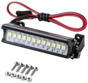 55mm 12 LED Hight Bright Dome Light Roof Lamp for 1/10 RC Car Model Universal