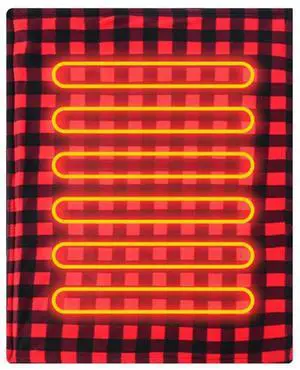 Car Electric Heated Blanket Heated Blanket Mattress Fast Heating 12V Warmer Mat 9 Adjustable Temperature Auto-off for Winter