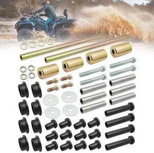 OE:5020826 A-Arm Bushing Shafts Kit Rear Left & Right Shafts Kit Rear Upper Mounts for Polaris Sportsman 400 450 600 700