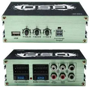 DSP Car Power Amplifier 6-Channel Output DSP Car Equalizer Navigation Sound Enhancement Effect for Car Audio Enhancement