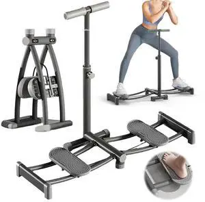 Pelvic Floor Muscle Training Device LCD Display Indoor Ski Training Equipment Non-Slip for Body Muscle Strengthening Accessories