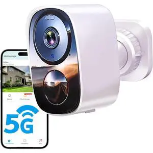 Bobobigo 2025 Upgraded 2K Security Cameras Wireless Outdoor, Free Cloud Storage & Local SD Card Support, 1-6 Months Battery Life, Waterproof, 2-Way Talk, AI Motion Detection Spotlight Siren Alarm Came