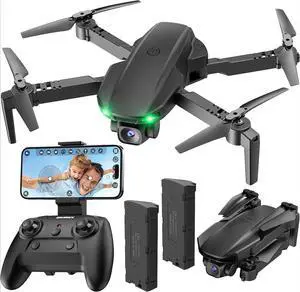 Bobobigo Drone With Camera 1080P for Kids And Adults, RC Quadcopter With Altitude Hold, Mini Drone With One Key Start, Waypoint Fly, Headless Mode, 3D Flip, 3 Speeds, Remote Control Drone for Beginner