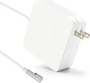 60W Power Adapter Compatible with Magnetic L-Type Replacement Charger for 13 Inch MacBook Pro 2010-2012 Mid Models and MacBook 2009-2010 Model A1181 A1185 A1278 A1342 A1184 A1330 A1344
